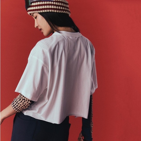 FP MOVEMENT Inspire Buti Logo Tee White NWT - Picture 3 of 8